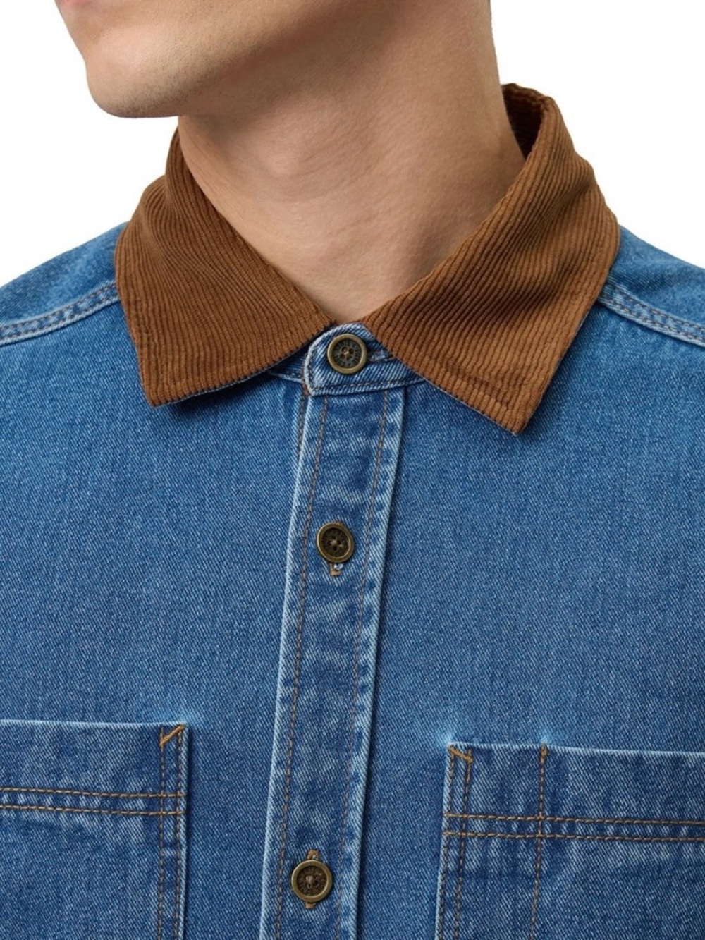 Frye Men's Denim Barn Jacket - Picture 6 of 9